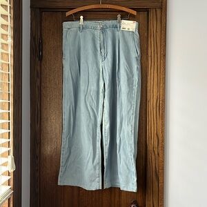 Uniqlo flowy denim pants size XL